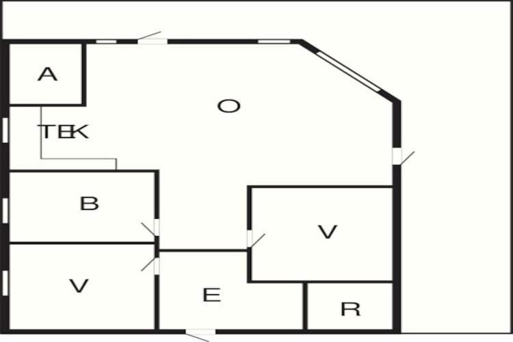 6 Person Holiday Home In Knebel Ёрбю Экстерьер фото